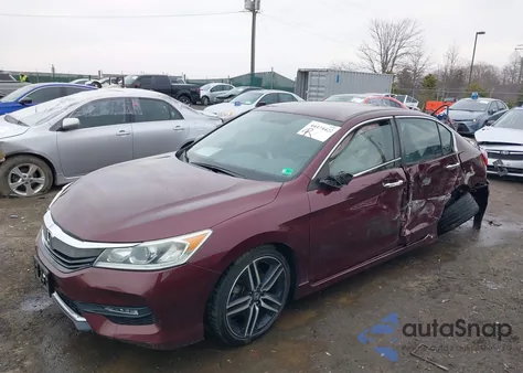 2017 Honda Accord Sport Se from USA, damaged, VIN 1HGCR2F17HA192796